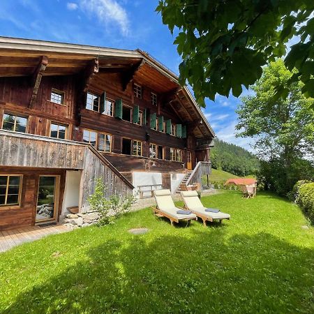 Alpen Charme - Chalet D'Hotes Et Spa Gsteig Eksteriør billede