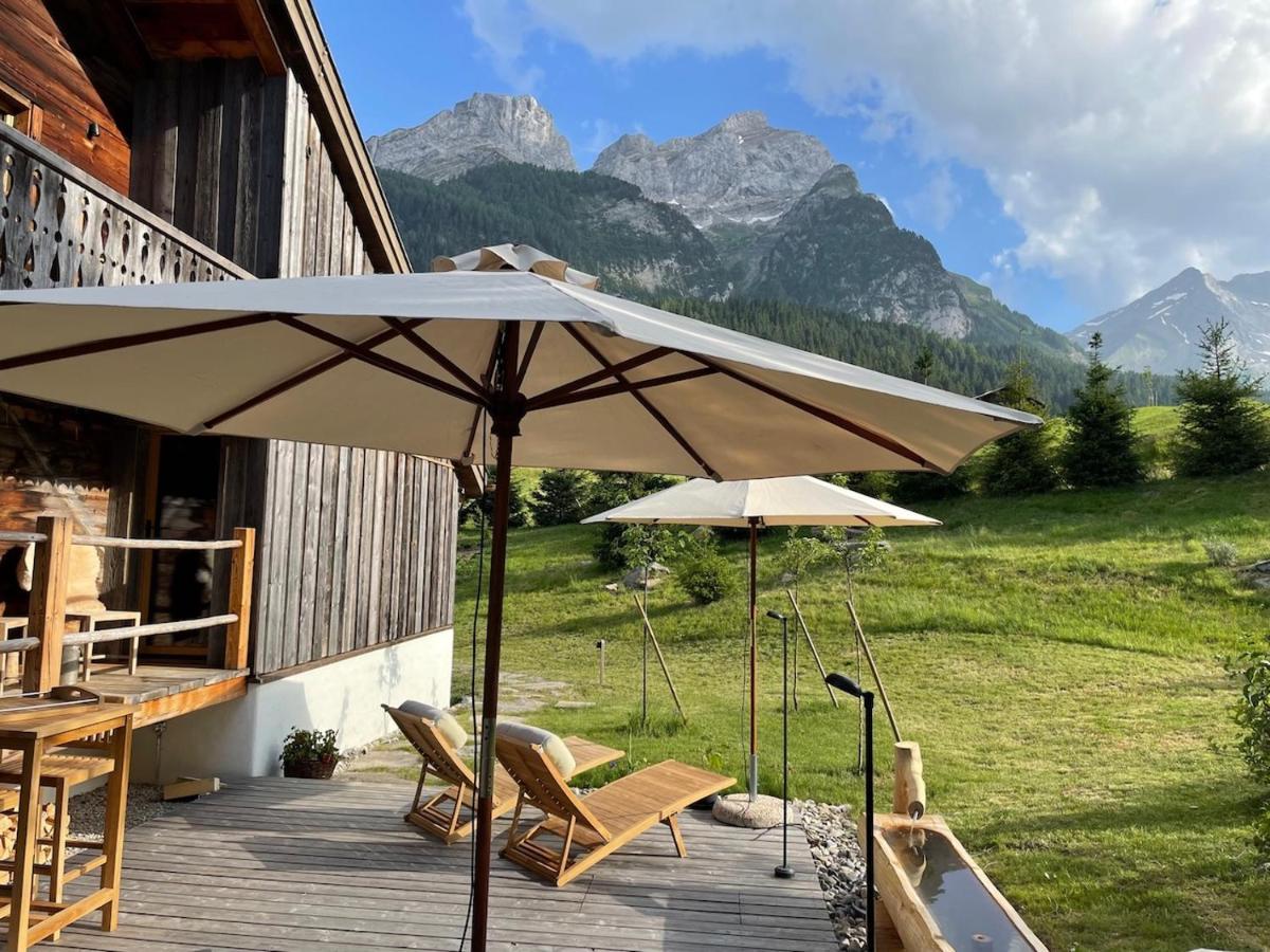 Alpen Charme - Chalet D'Hotes Et Spa Gsteig Eksteriør billede