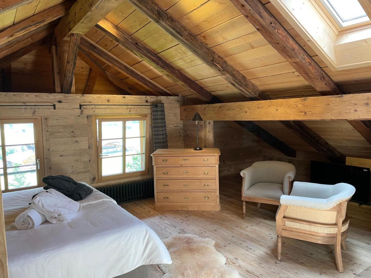 Alpen Charme - Chalet D'Hotes Et Spa Gsteig Eksteriør billede