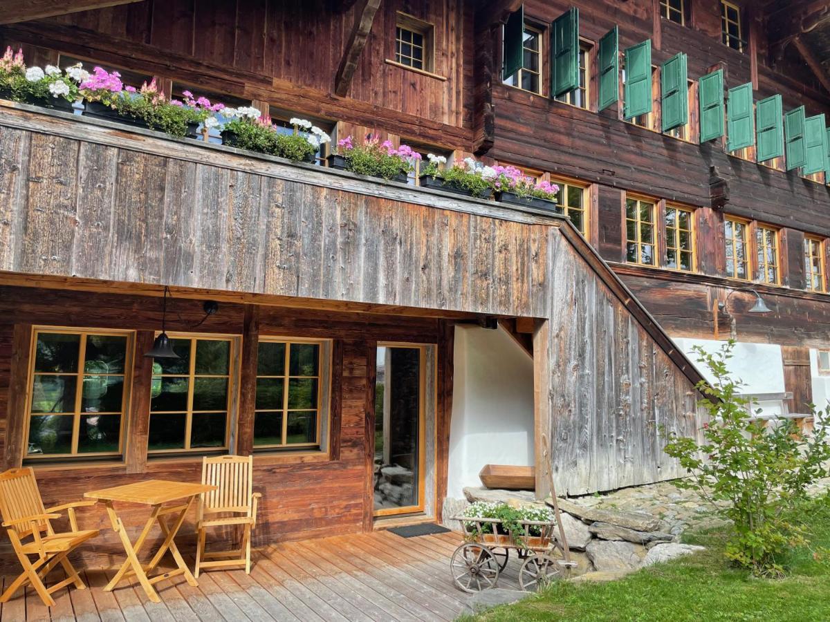 Alpen Charme - Chalet D'Hotes Et Spa Gsteig Eksteriør billede