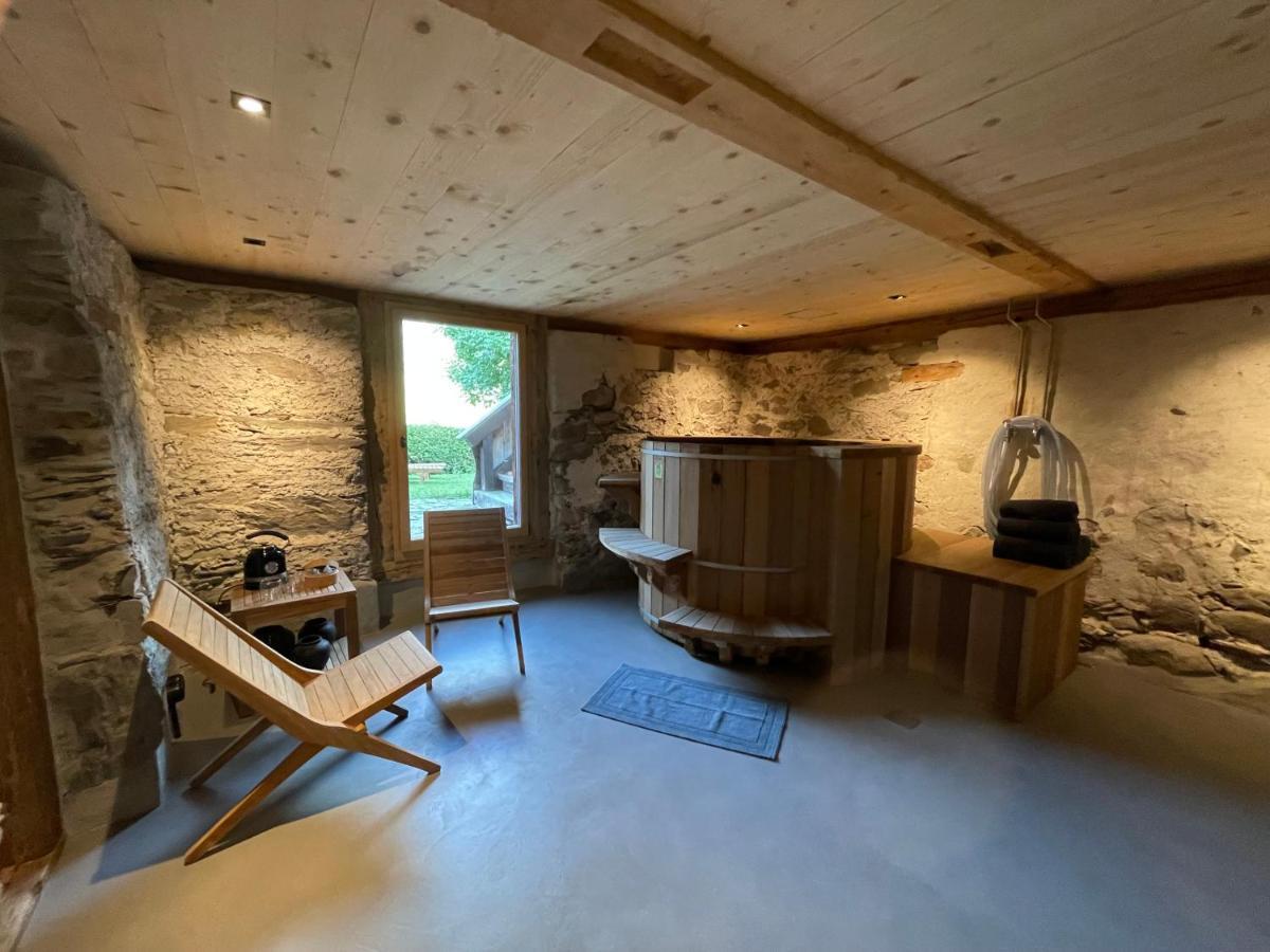 Alpen Charme - Chalet D'Hotes Et Spa Gsteig Eksteriør billede