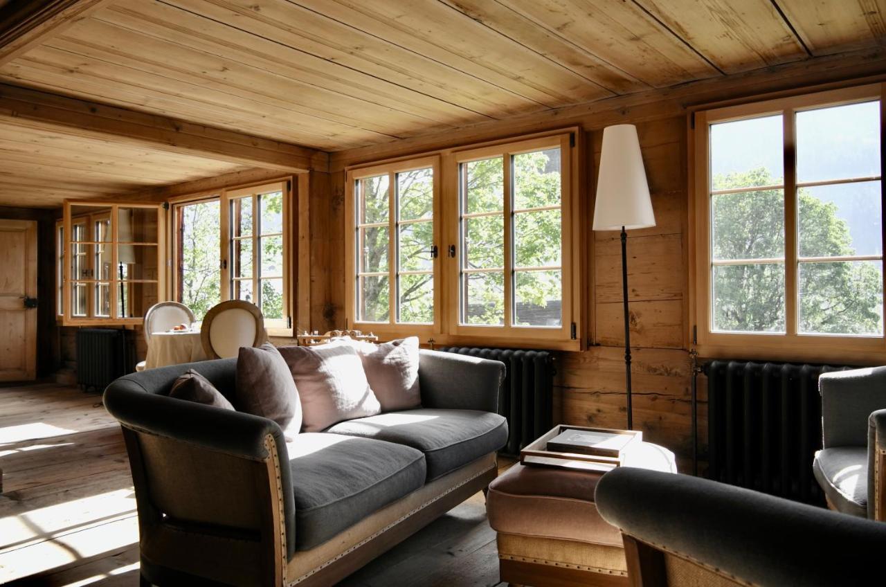 Alpen Charme - Chalet D'Hotes Et Spa Gsteig Eksteriør billede